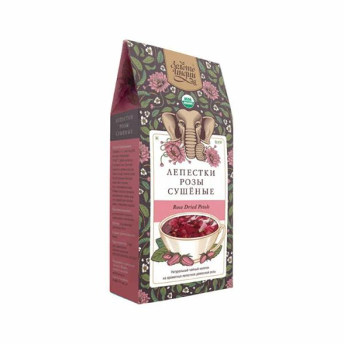 Напиток Лепестки розы сушёные (rose dried petals) 30 г, Золото Индии фото 2